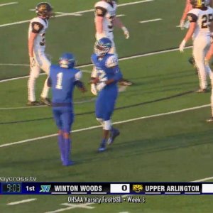 Upper Arlington vs Winton Woods (9/13/19)